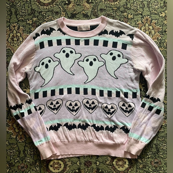 My Violet Spooky Sweets Sweater - Picture 1 of 3